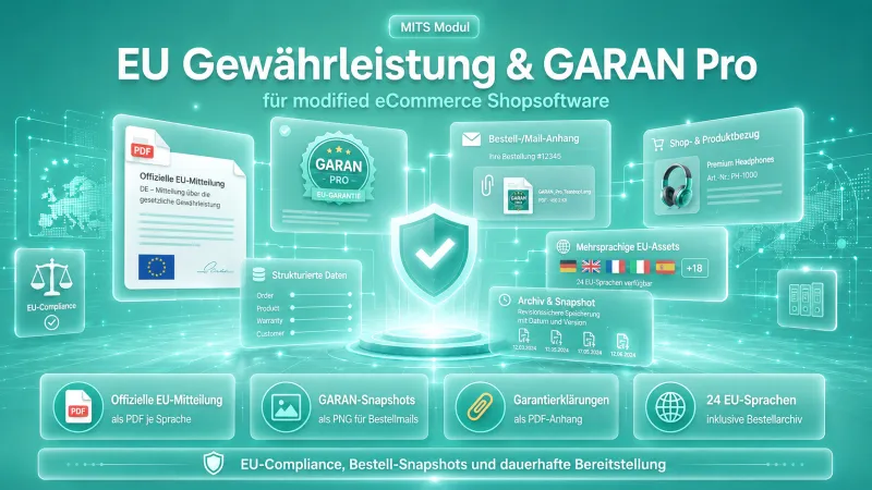 MITS EU Gewährleistung & GARAN Pro