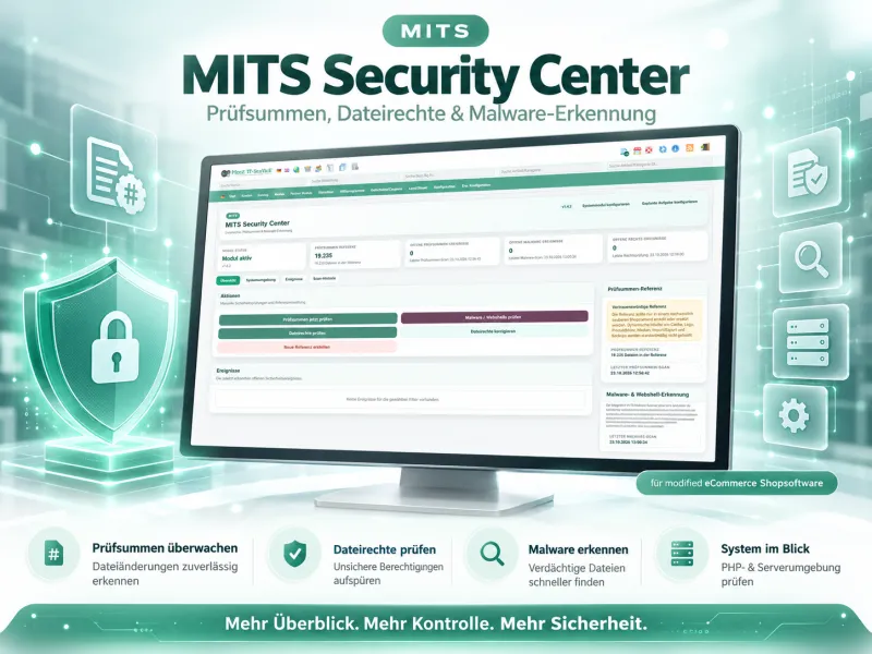 MITS Security Center – Checksum Scanner, File Permission Check & Malware Scanner