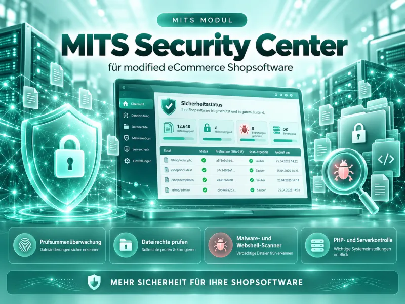 MITS Security Center – Prüfsummenscanner, Dateirechteprüfung & Malware-Scanner