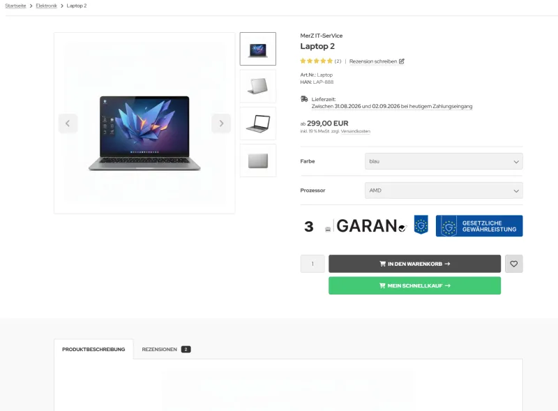 MITS EU Gewährleistung & GARAN Pro