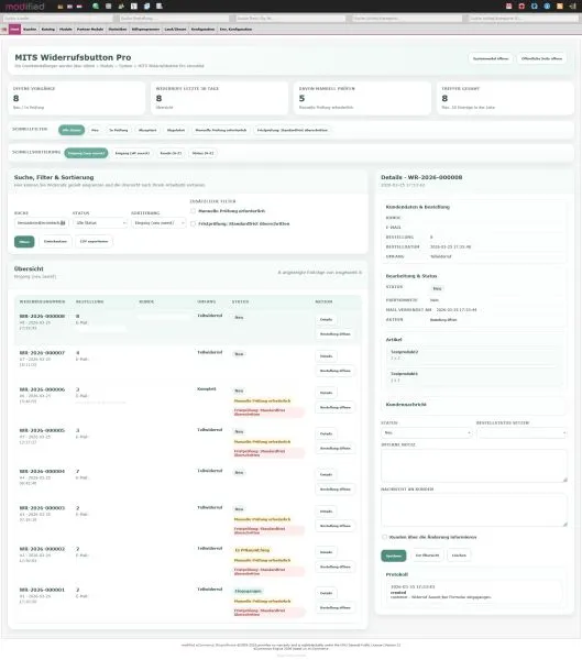 MITS Widerrufsbutton Pro