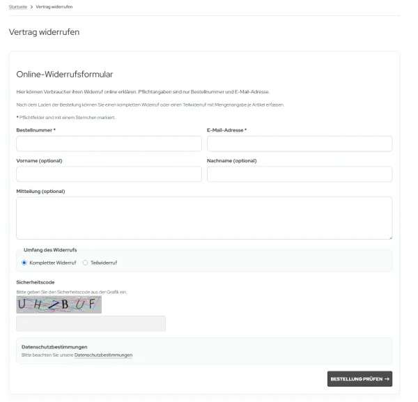 MITS Widerrufsbutton Pro