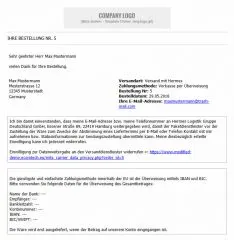 Modul zur Datenweitergabe an Versanddienstleister nach DSGVO