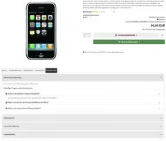 Detailansicht eines Artikels mit zugewiesenen FAQ