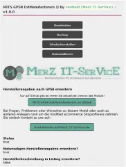 MITS GPSR ExtManufacturers