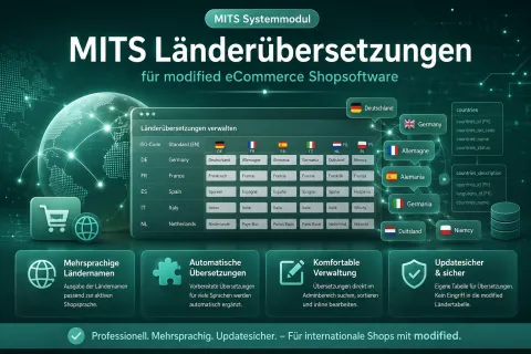 MITS Landenvertalingen voor modified eCommerce-shopsoftware MITS Landenvertalingen voor modified eCommerce-shopsoftware