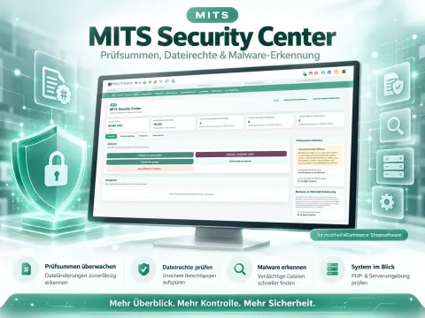 MITS Security Center – Prüfsummenscanner, Dateirechteprüfung & Malware-Scanner MITS Security Center – Prüfsummenscanner, Dateirechteprüfung & Malware-Scanner