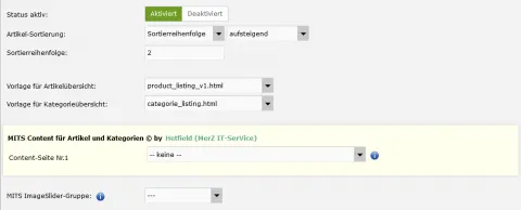 Einfache Zuweisung von Content in der Kategoriebearbeitungper Dropdown