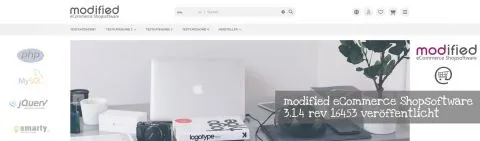 modified eCommerce Shopsoftware 3.1.4 rev 16453 veröffentlicht